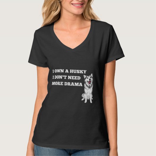 ハスキーなドラマ Tシャツ (正面)