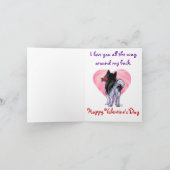 ハスキーなバレンタインデー シーズンカード (内部)