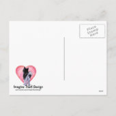 ハスキーなバレンタインデー シーズンポストカード (裏面)