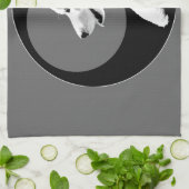 ハスキーなパップタオルのハスキーなマラムテータオル キッチンタオル (折り畳み)