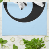 ハスキーなパップタオルのハスキーなマラムテータオル キッチンタオル (折り畳み)