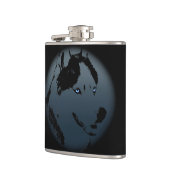 ハスキーなフラスコのカスタムなシベリアンハスキーの飲み物のフラスコ フラスク (左)