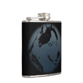 ハスキーなフラスコのカスタムなシベリアンハスキーの飲み物のフラスコ フラスク (右)