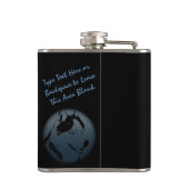 ハスキーなフラスコのカスタムなシベリアンハスキーの飲み物のフラスコ フラスク (裏面)