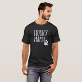 ハスキーなママの女性 Tシャツ (正面フル)
