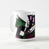 ハスキーな冬 コーヒーマグカップ (正面左)