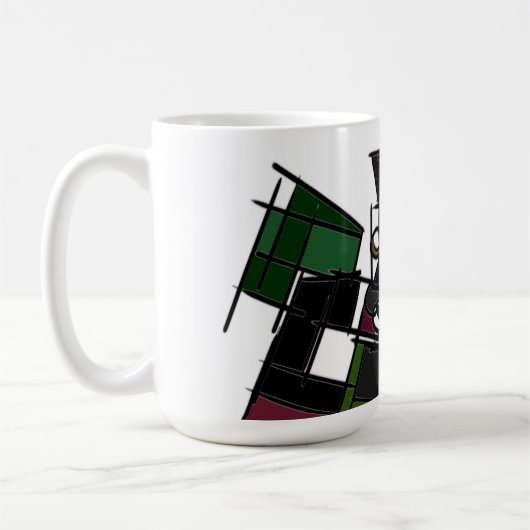 ハスキーな冬 コーヒーマグカップ (左)