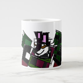 ハスキーな冬 ジャンボコーヒーマグカップ