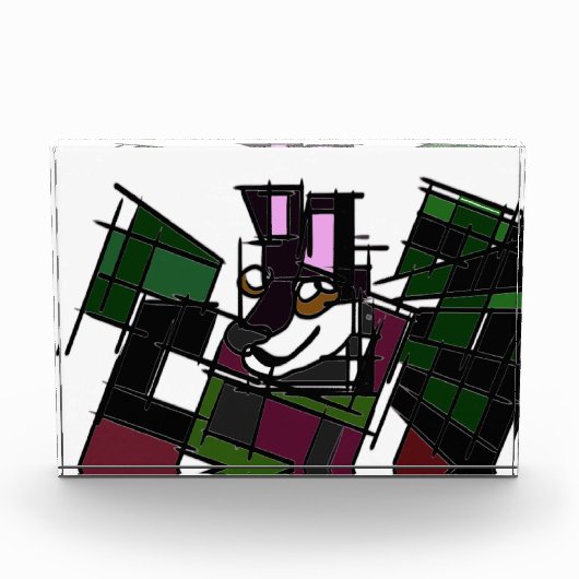 ハスキーな冬 フォトブロック (正面)