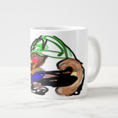 ハスキーな喜び ジャンボコーヒーマグカップ (正面右)