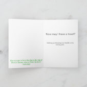 ハスキーな天使のクリスマスカード シーズンカード (内部)