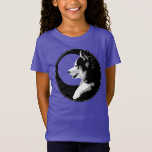 ハスキーな子供のワイシャツのオオカミ犬の子供のハスキーなスエットシャツ Tシャツ