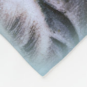 ハスキーな子犬ペットポートレートのスケッチ犬の芸術のギフト フリースブランケット (角)