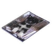 ハスキーな子犬 ノートブック (左側)