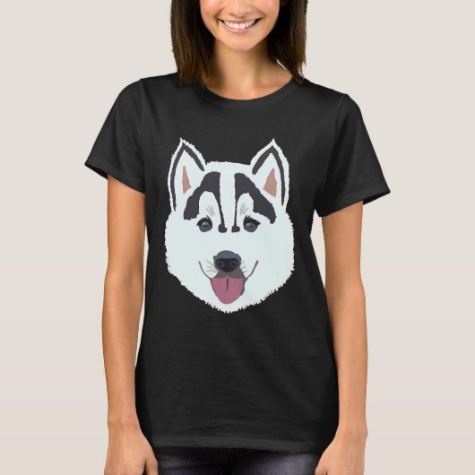ハスキーな子犬 Tシャツ (正面)
