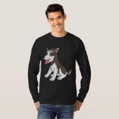 ハスキーな子犬 Tシャツ (正面フル)