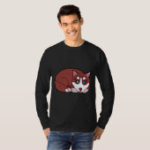 ハスキーな子犬 Tシャツ (正面フル)