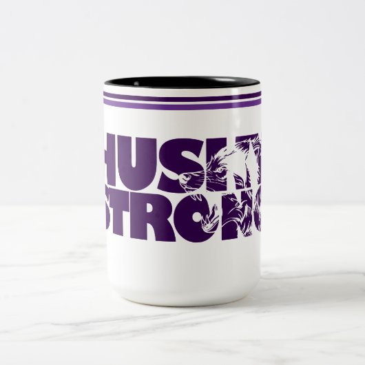 ハスキーな強いコーヒーマグ ツートーンマグカップ (中央)