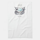 ハスキーな恋人のキッチンタオル キッチンタオル (縦)