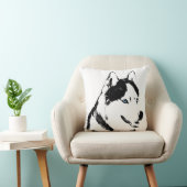 ハスキーな枕シベリアンハスキーのマラミュートのギフト クッション (椅子)