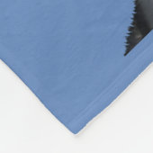 ハスキーな毛布のカッコいいのシベリアンハスキーのフリースブランケット フリースブランケット (角)