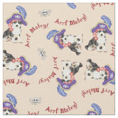 ハスキーな海賊 ファブリック (クローズアップ)