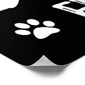 ハスキーな犬のパパ |おもしろい犬所有者ギフトアイディア ポスター (角)