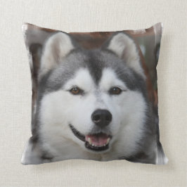 ハスキーな犬の枕 クッション