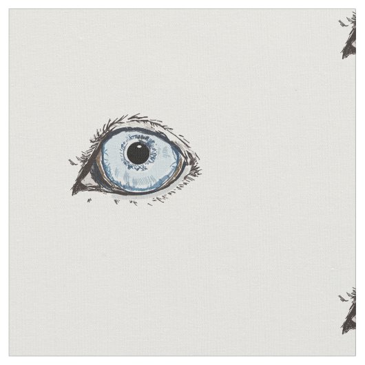 ハスキーな目のパターン ファブリック (クローズアップ)