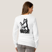 ハスキーな粥! Tシャツ (裏面フル)