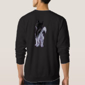 ハスキーな頭と尾 スウェットシャツ (裏面)