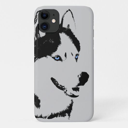 ハスキーなiPhone 7つの場合のシベリアンハスキーのマラミュートの例 Case-Mate iPhoneケース (裏面)