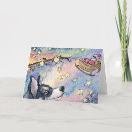 ハスキーのそり犬 シーズンカード