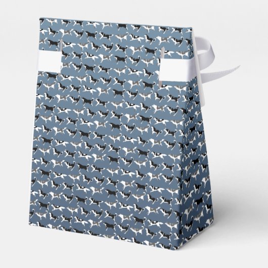 ハスキーのギフトボックスをパーソナライズハスキーのマラムートギフトボックス フェイバーボックス (裏面サイド)