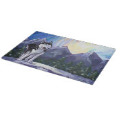 ハスキーのギフト&アクセサリー カッティングボード (角)