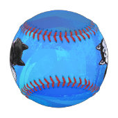 ハスキーのギフト&アクセサリー 野球ボール (正面)