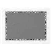 ハスキーのテーブルクロスのハスキーのマラムートアートテーブルクロス テーブルクロス (正面(横))