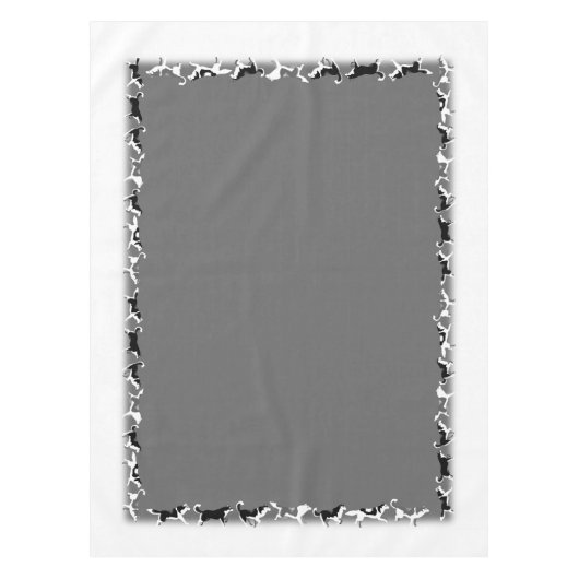 ハスキーのテーブルクロスのハスキーのマラムートアートテーブルクロス テーブルクロス (正面)