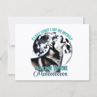 ハスキーのハウル葉書 ポストカード