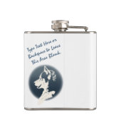 ハスキーのパスクカスタムシベリアのハスキーのドリンクのフラスコ フラスク (裏面)