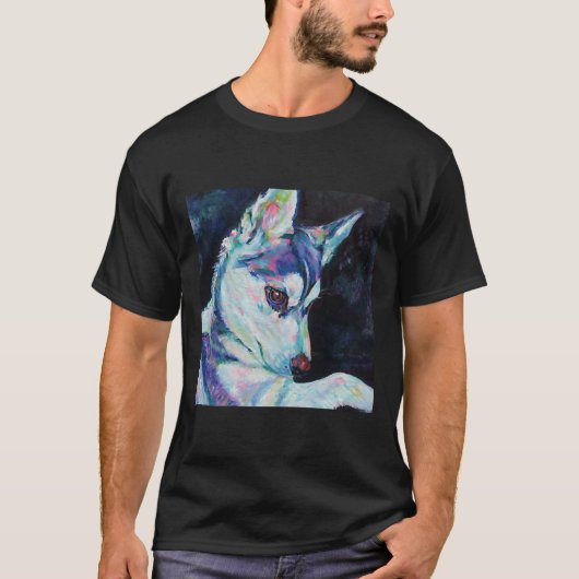 ハスキーのパップ Tシャツ (正面)