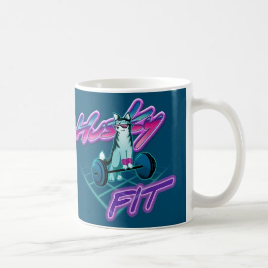 ハスキーのフィット コーヒーマグカップ (右)