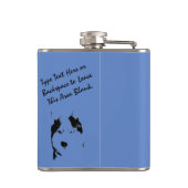 ハスキーのフラスコカスタムのシベリアのハスキーのドリンクのフラスコ フラスク (裏面)