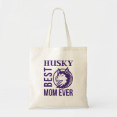 ハスキーのママ、犬のママ、ハスキーのプレゼント トートバッグ (正面)