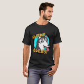ハスキーのルール！ Tシャツ (正面フル)