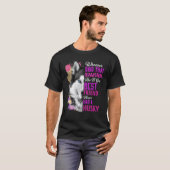 ハスキーは娘の一番の友達 犬好きママ Tシャツ (正面フル)