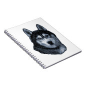 ハスキーは私のお気に入りの犬シベリアのハスキー ノートブック (右側)