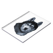 ハスキーは私のお気に入りの犬シベリアのハスキー ノートブック (左側)