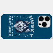 ハスキーは私の精神威厳のある的な犬 Case-Mate iPhoneケース (裏面 (横))