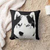 ハスキーまくら シベリアンハスキー マラミュート まくら ギフト クッション (ブランケット)